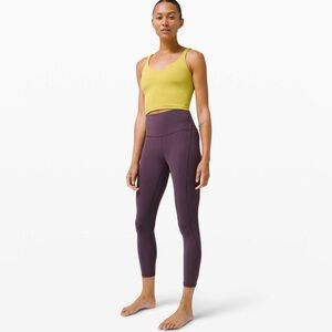 Lululemon Align High Rise Pant Leggings with Pockets 25" Purple size 14 Yoga